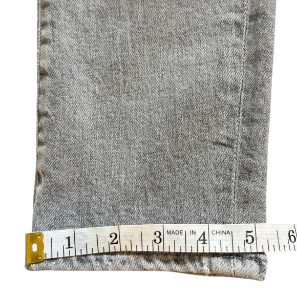AGOLDE Toni Slim Straight-Leg Jeans Gray Wash Ankle Woman’s Size 26 - Picture 9 of 13